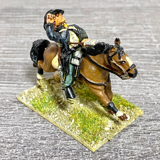 28mm American US Cavalry Mounted Painted Metal Miniatures Wild West Wargames #30