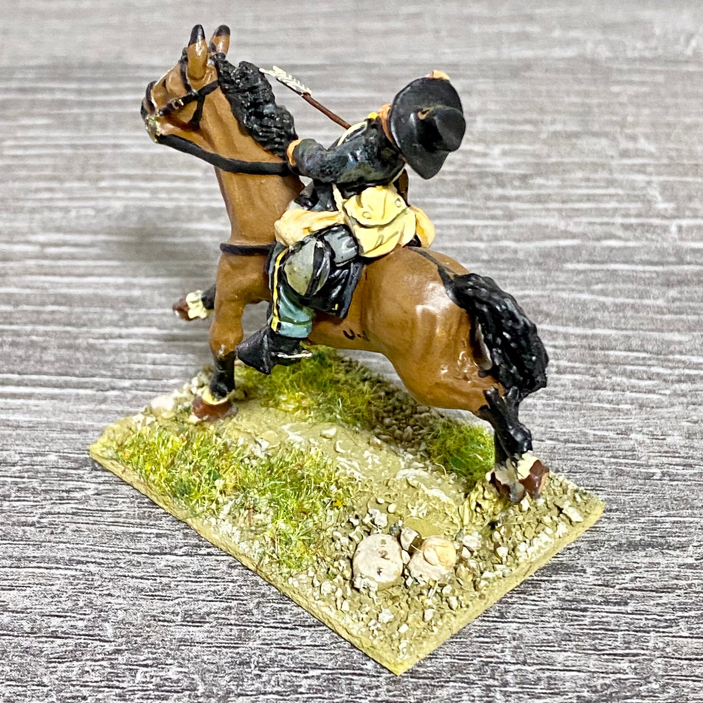 28mm American US Cavalry Mounted Painted Metal Miniatures Wild West Wargames #30