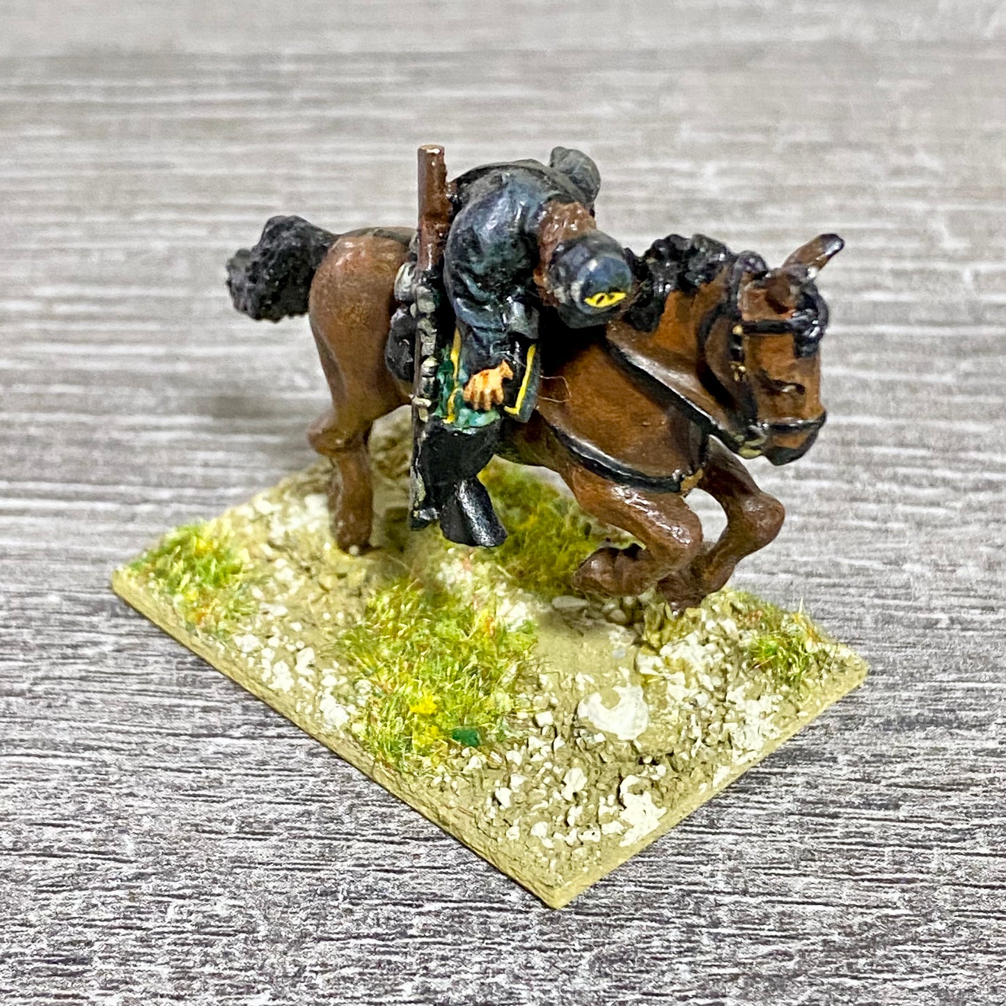 28mm American US Cavalry Mounted Painted Metal Miniatures Wild West Wargames #33