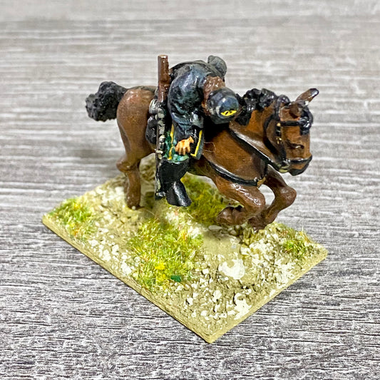 28mm American US Cavalry Mounted Painted Metal Miniatures Wild West Wargames #33