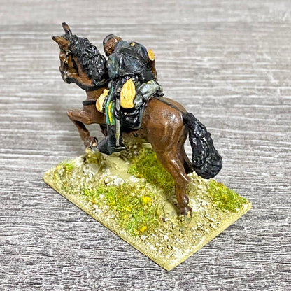 28mm American US Cavalry Mounted Painted Metal Miniatures Wild West Wargames #33
