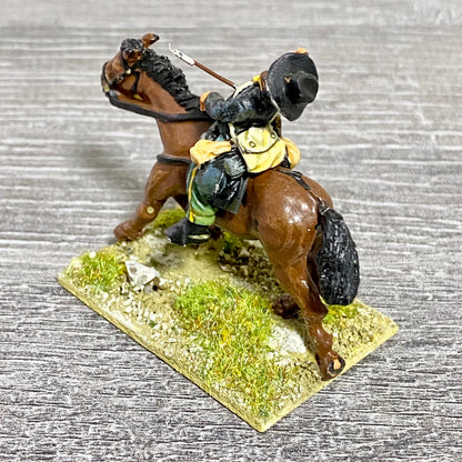 28mm American US Cavalry Mounted Painted Metal Miniatures Wild West Wargames #34