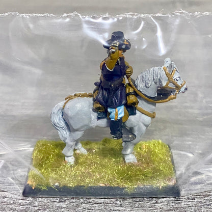 28mm American US Cavalry Mounted Painted Metal Miniatures Wild West Wargames #37