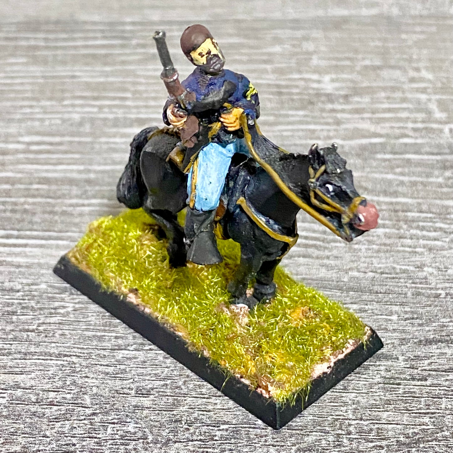 28mm American US Cavalry Mounted Painted Metal Miniatures Wild West Wargames #38