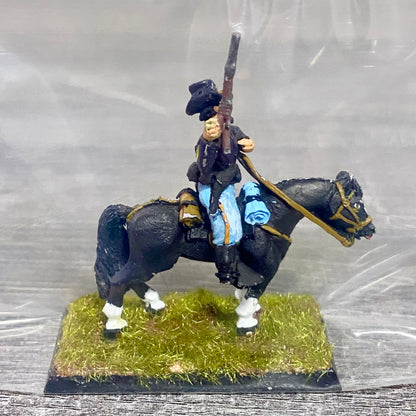28mm American US Cavalry Mounted Painted Metal Miniatures Wild West Wargames #40
