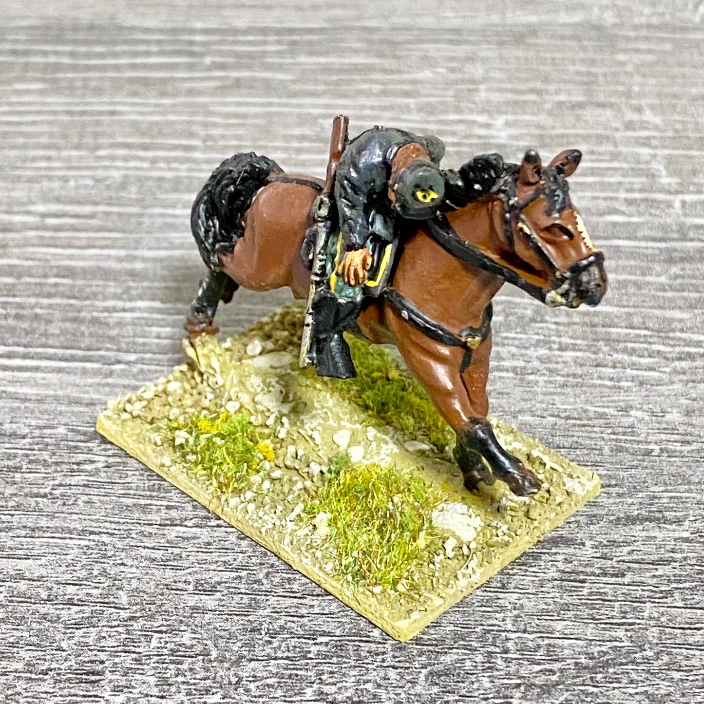 28mm American US Cavalry Mounted Painted Metal Miniatures Wild West Wargames #50