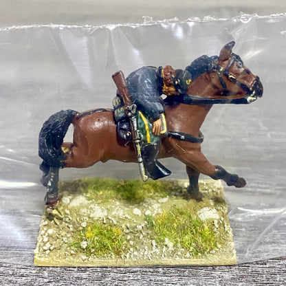 28mm American US Cavalry Mounted Painted Metal Miniatures Wild West Wargames #50