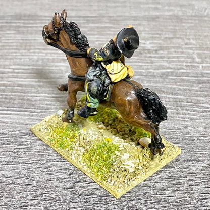 28mm American US Cavalry Mounted Painted Metal Miniatures Wild West Wargames #51