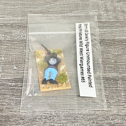 28mm US Cavalry Figure Unmounted Painted Metal Miniatures Wild West Wargames #65
