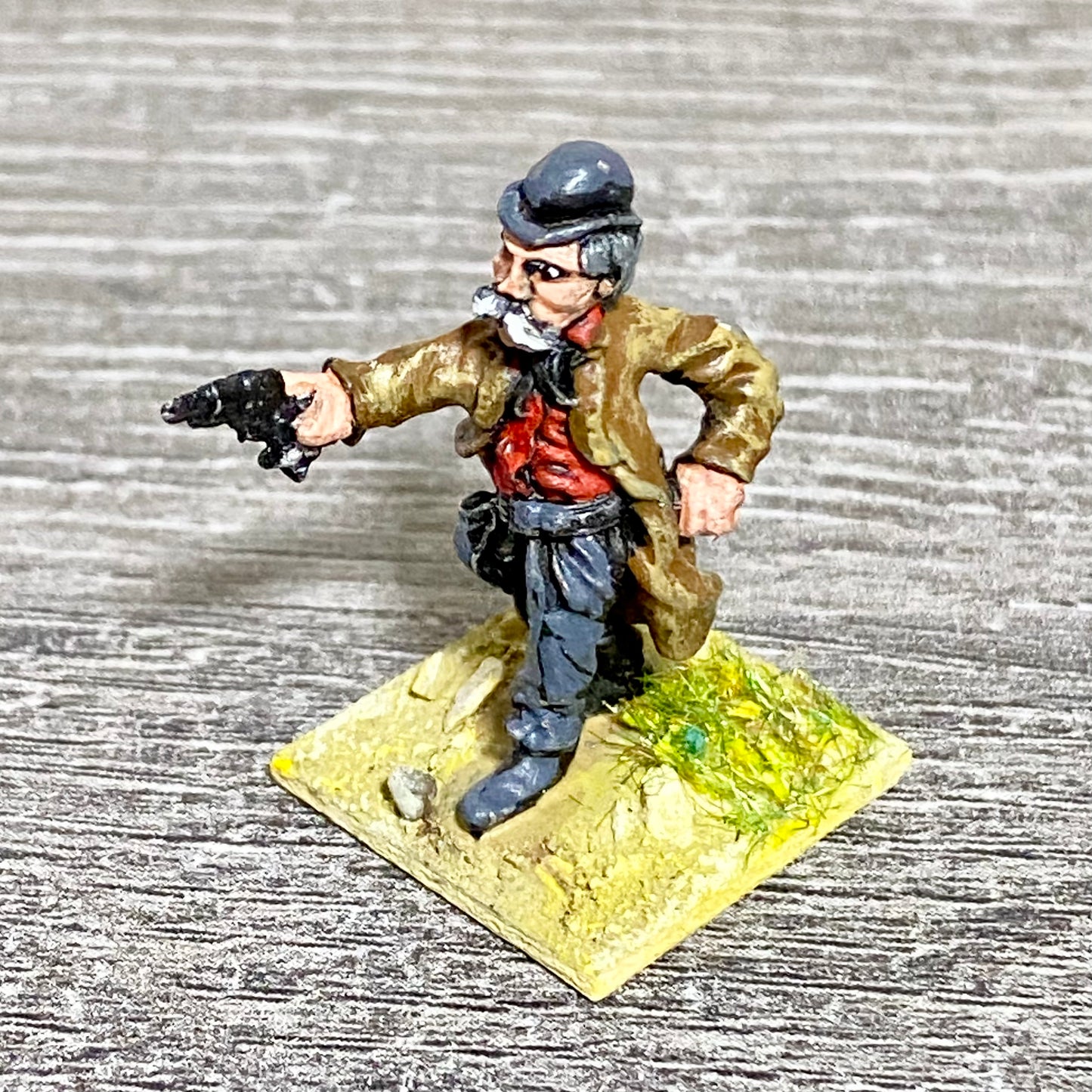 25mm US Cavalry Figure Unmounted Painted Metal Miniatures Wild West Wargames #71