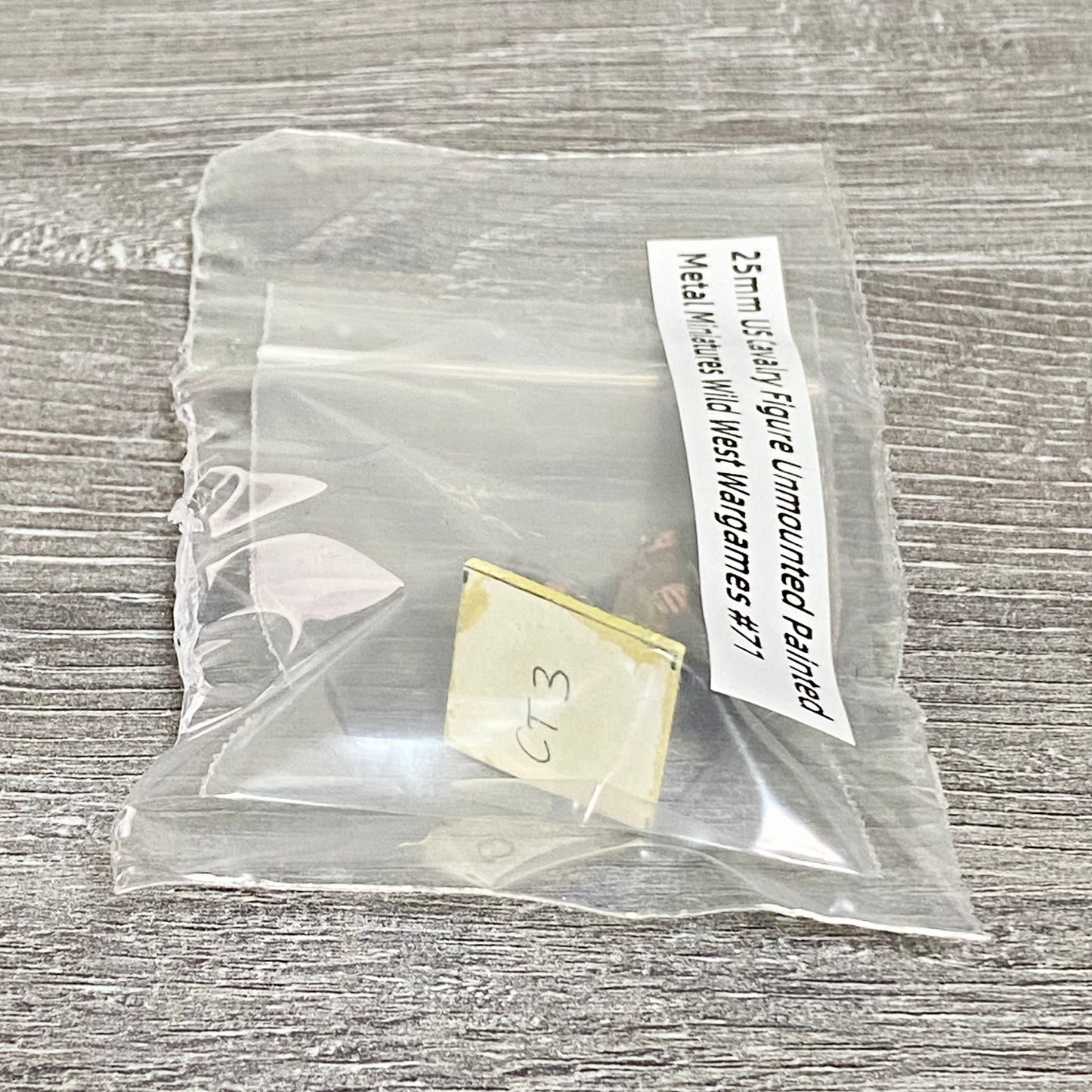 25mm US Cavalry Figure Unmounted Painted Metal Miniatures Wild West Wargames #71
