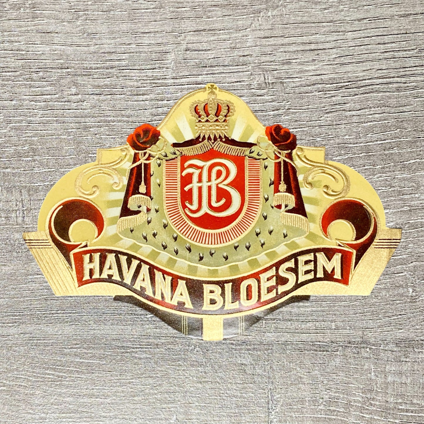 Vintage Havana Bloesem Cigars Romeo Julieta Advertising Cigar Box Tobacco Label