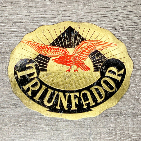 Early 20th Century Triunfador Cigars Advertising Eagle Cigar Box Tobacco Label