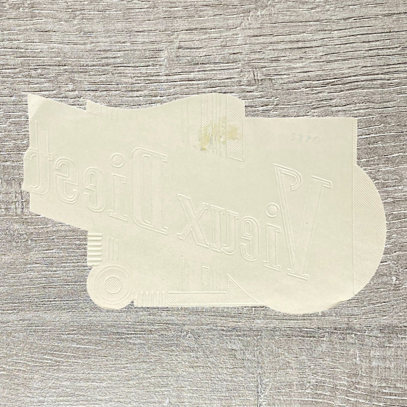 Early 20th Century Vieux Diest Cigars Advertising Cigar Box Tobacco Paper Label