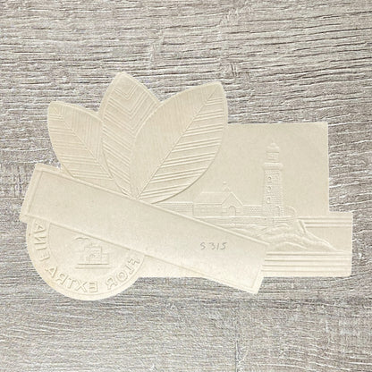 Early 20th Century Flor Extra Fina Cigars Advertising Cigar Box Paper Label Gold