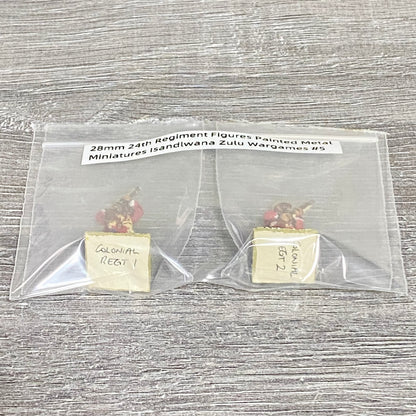 28mm 24th Regiment Figures Painted Metal Miniatures Isandlwana Zulu Wargames #5