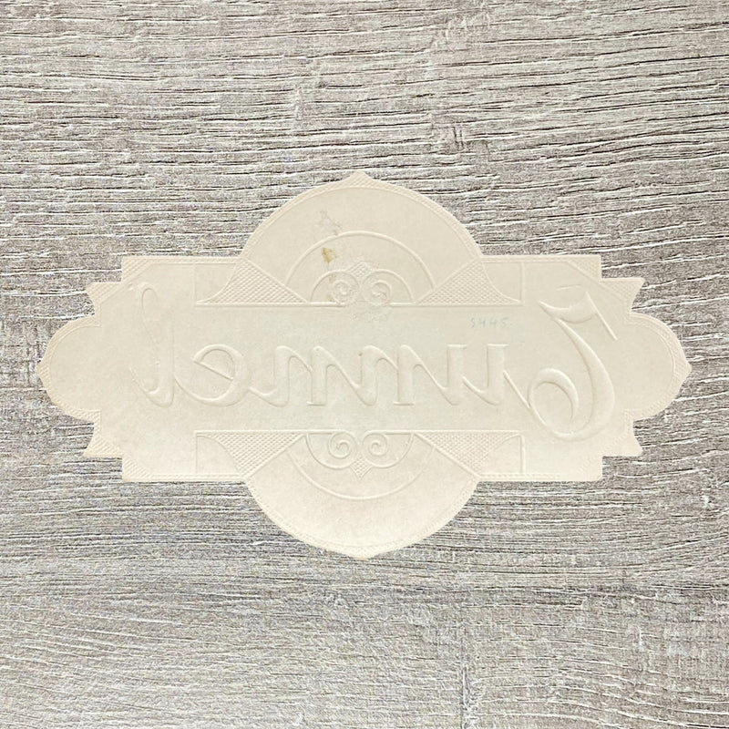 Late 19th Century Tunnel Sigaren Cigars Advertising Cigar Box Tobacco Label Gold