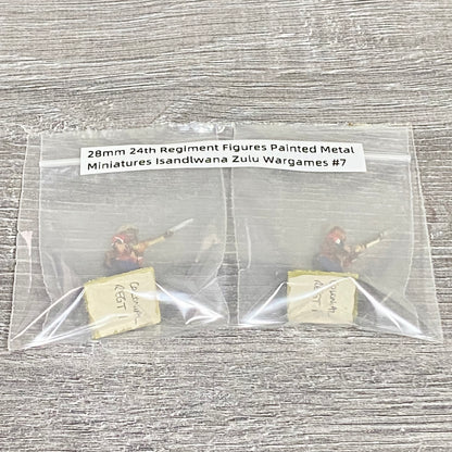 28mm 24th Regiment Figures Painted Metal Miniatures Isandlwana Zulu Wargames #7
