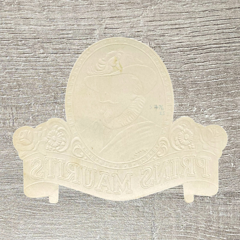 Vintage Prince Prins Maurits Cigars Advertising Portrait Cigar Box Tobacco Label