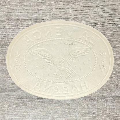 Early 20th Century La Venga Cigars Advertising Gold Embossed Cigar Tobacco Label