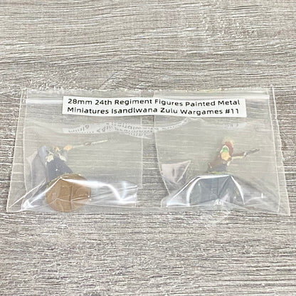 28mm 24th Regiment Figures Painted Metal Miniatures Isandlwana Zulu Wargames #11