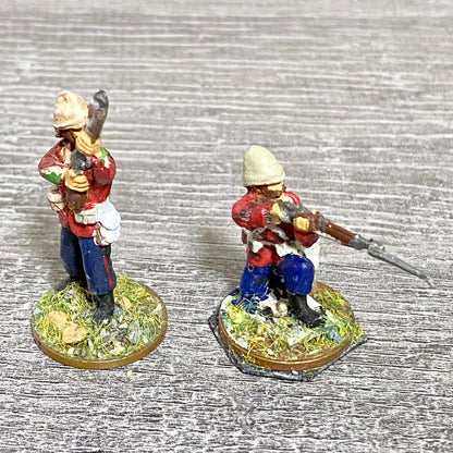 28mm 24th Regiment Figures Painted Metal Miniatures Isandlwana Zulu Wargames #12