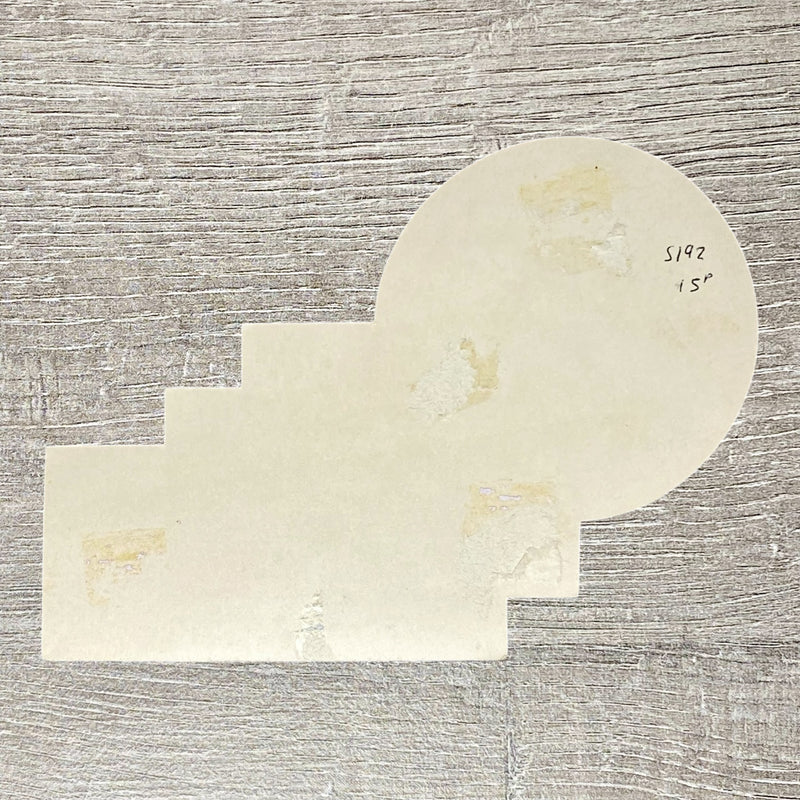 Early 20th Century Rusco Cigars Dutch Advertising Embossed Cigar Tobacco Label