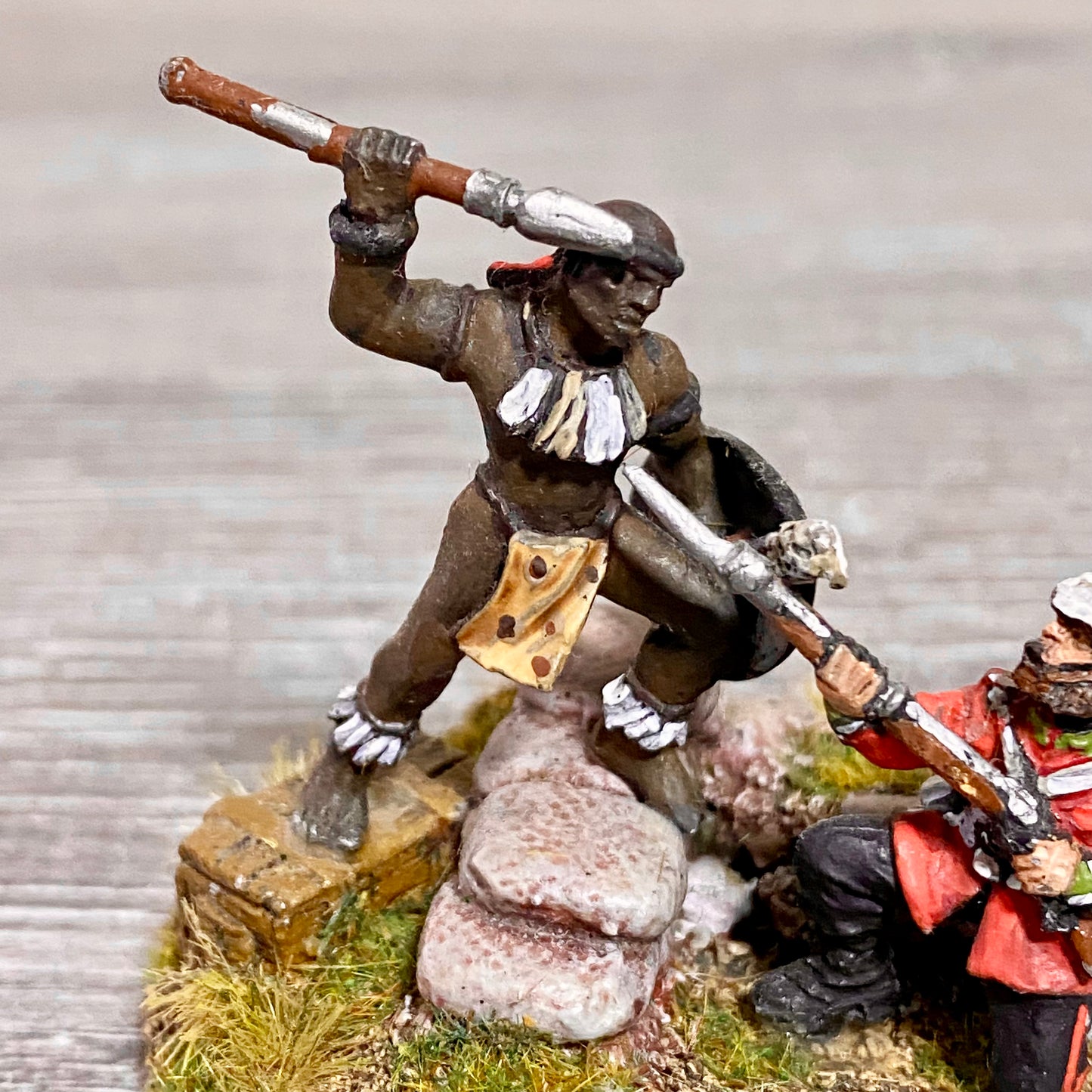 28mm 24th Regiment Fig Scene Painted Metal Miniatures Isandlwana War Games #26