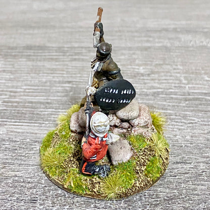 28mm 24th Regiment Fig Scene Painted Metal Miniatures Isandlwana War Games #26