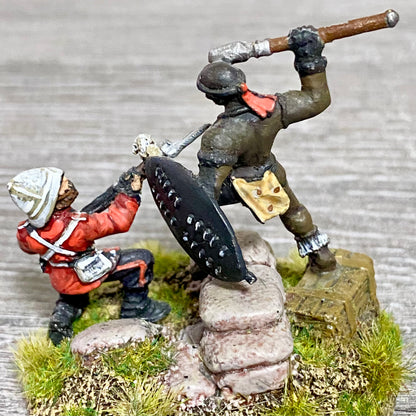 28mm 24th Regiment Fig Scene Painted Metal Miniatures Isandlwana War Games #26