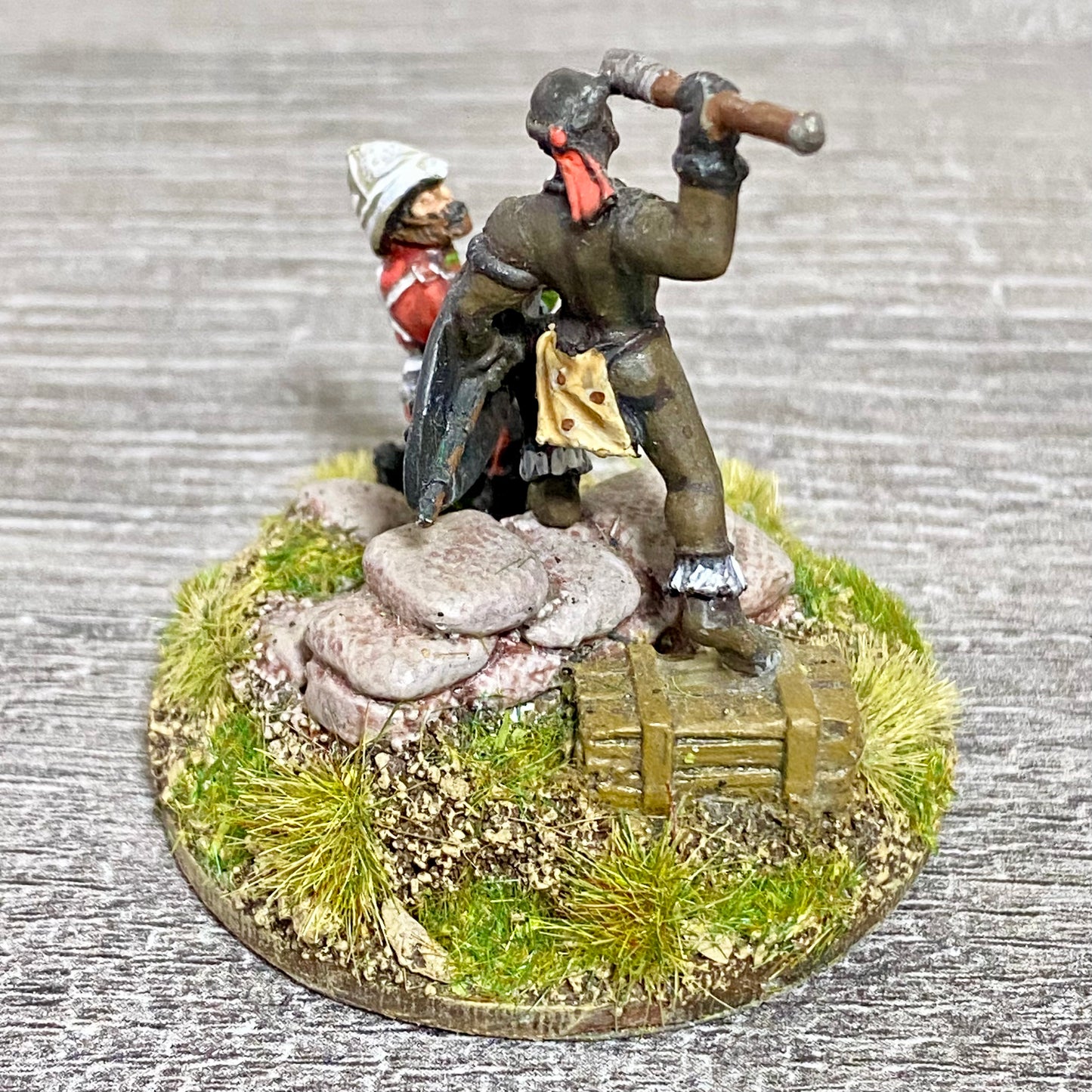 28mm 24th Regiment Fig Scene Painted Metal Miniatures Isandlwana War Games #26