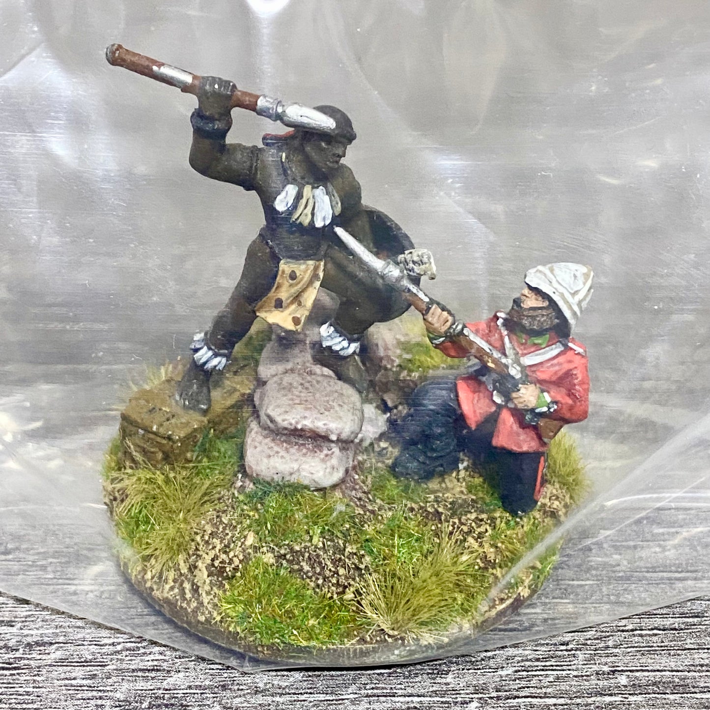 28mm 24th Regiment Fig Scene Painted Metal Miniatures Isandlwana War Games #26