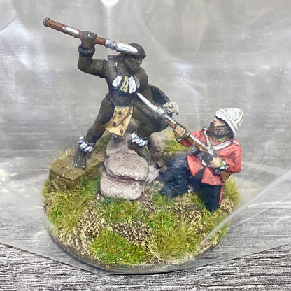 28mm 24th Regiment Fig Scene Painted Metal Miniatures Isandlwana War Games #26