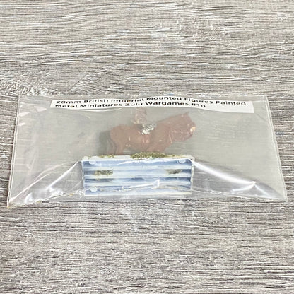 28mm British Imperial Mounted Figures Painted Metal Miniatures Zulu Wargames #10