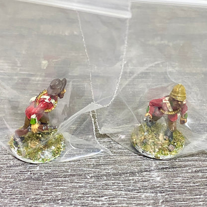 2x 28mm British Imperial Infantry Figures Painted Metal Miniatures War Games #13