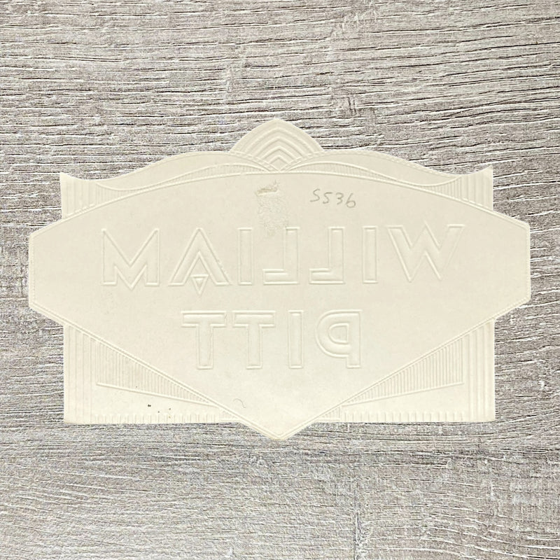 Early 20th Century William Pitt Red Cigars Advertising Tobacco Cigar Box Label