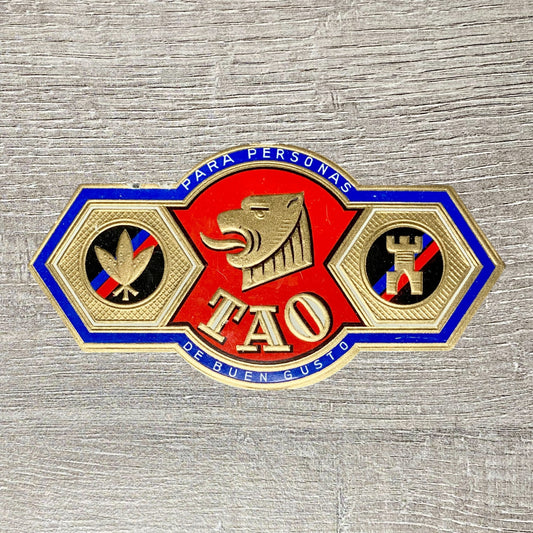 Early 20th Century TAO For People Of Good Taste Cigars Tobacco Cigar Box Label