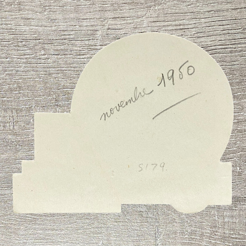 Mid 20th Century Consulado Cigars Advertising Portrait Tobacco Cigar Box Label