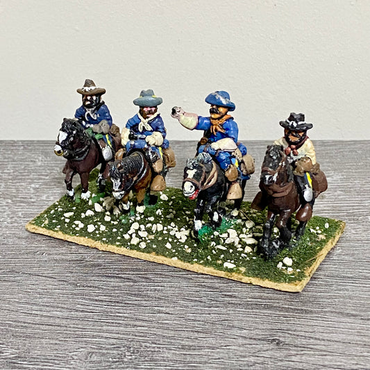 28mm ACW American US Cavalry Mounted Painted Metal Miniatures Civil Wargames #1
