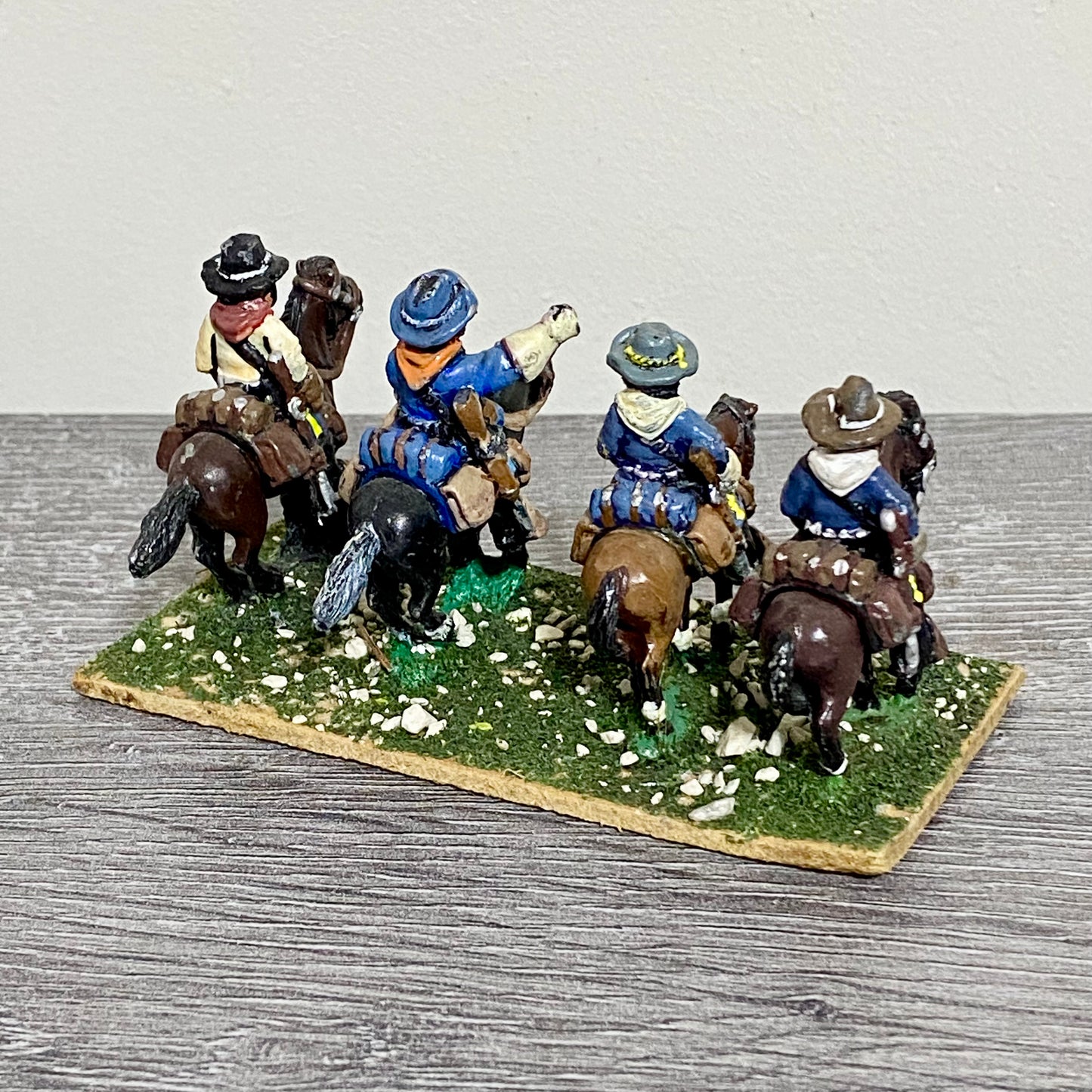 28mm ACW American US Cavalry Mounted Painted Metal Miniatures Civil Wargames #1