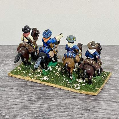 28mm ACW American US Cavalry Mounted Painted Metal Miniatures Civil Wargames #1