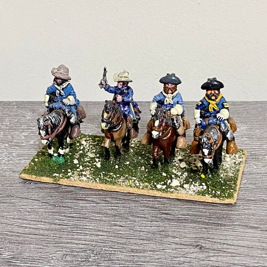 28mm ACW American US Cavalry Mounted Painted Metal Miniatures Civil Wargames #2
