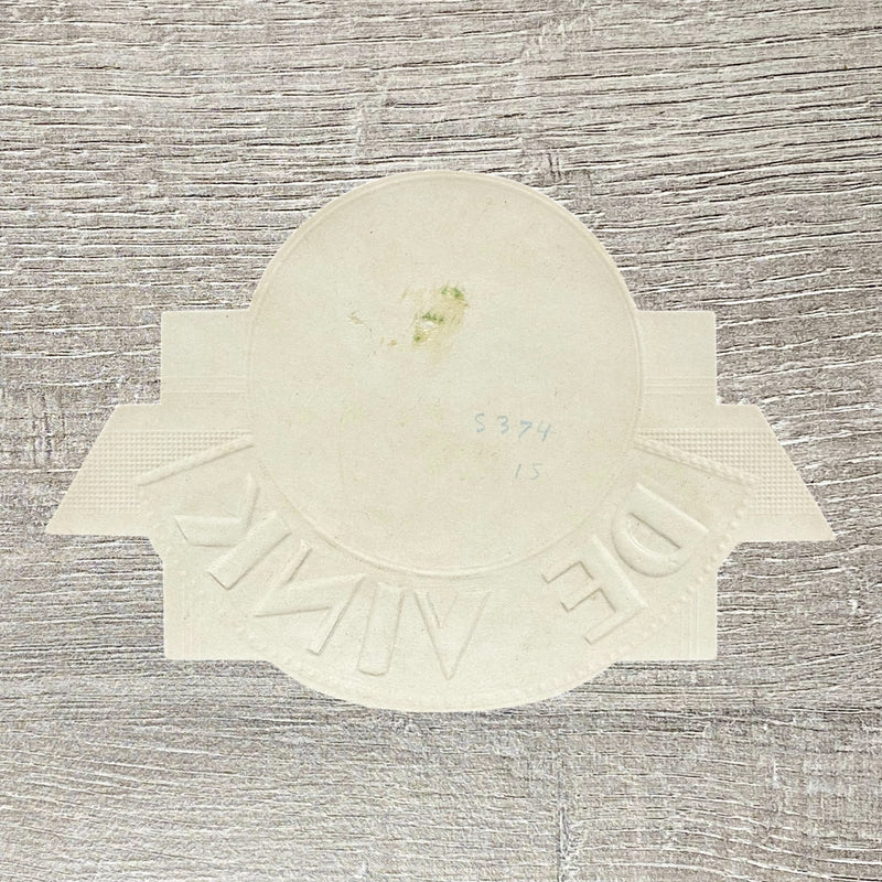 Early 20th Century De Vink Cigars Advertising Dutch Tobacco Cigar Box Label Gold