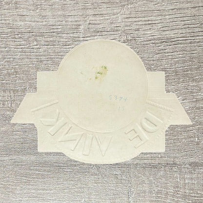 Early 20th Century De Vink Cigars Advertising Dutch Tobacco Cigar Box Label Gold