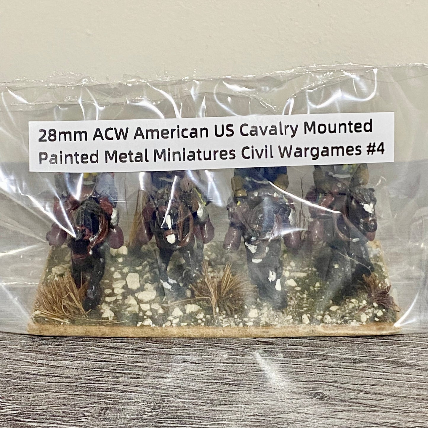 28mm ACW American US Cavalry Mounted Painted Metal Miniatures Civil Wargames #4