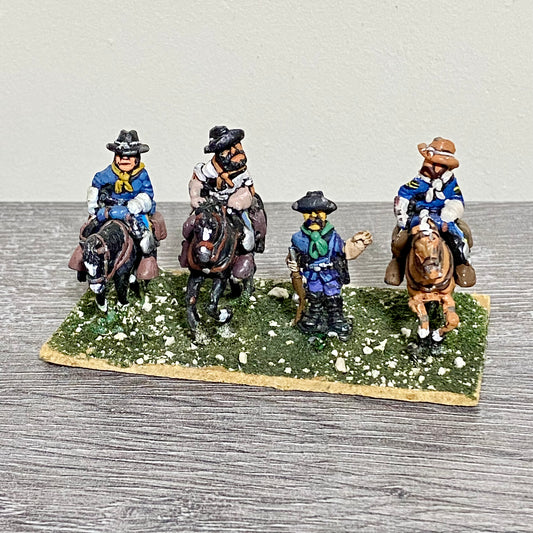 28mm ACW American US Cavalry Mounted Painted Metal Miniatures Civil Wargames #5