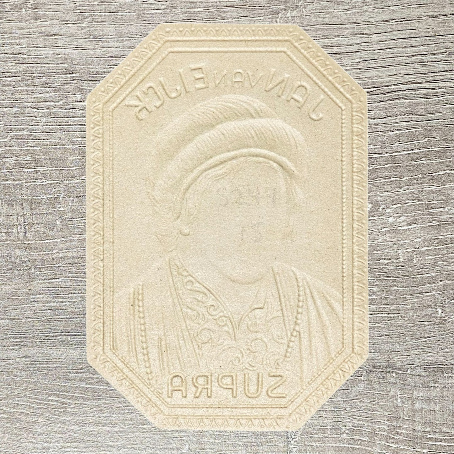 Early 20th Century Jan Van Eijck Supra Cigars Advertising Cigar Box Paper Label