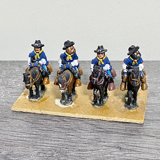 28mm ACW American US Cavalry Mounted Painted Metal Miniatures Civil Wargames #6
