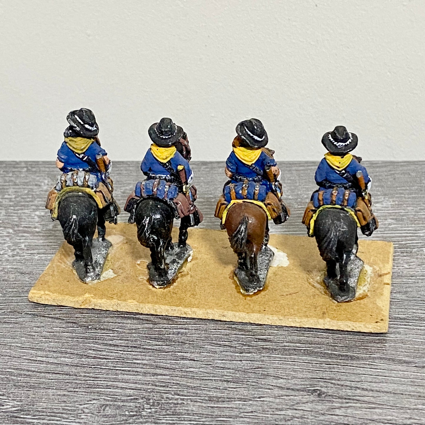 28mm ACW American US Cavalry Mounted Painted Metal Miniatures Civil Wargames #6