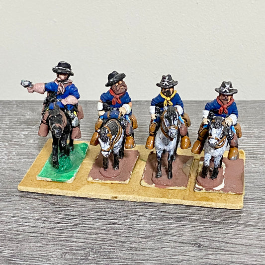 28mm ACW American US Cavalry Mounted Painted Metal Miniatures Civil Wargames #9